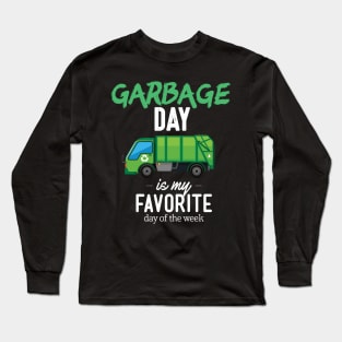 Garbage Day Truck Long Sleeve T-Shirt